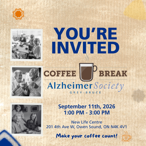 Event image Alzheimer Society of Grey-Bruce Coffee Break